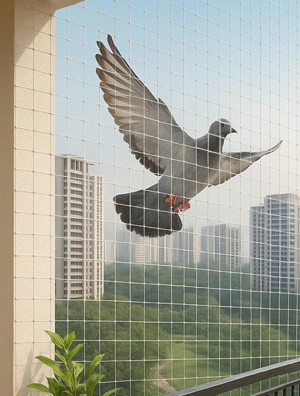 Pigeon Safety Nets installation in Chennai by AJD Enterprises